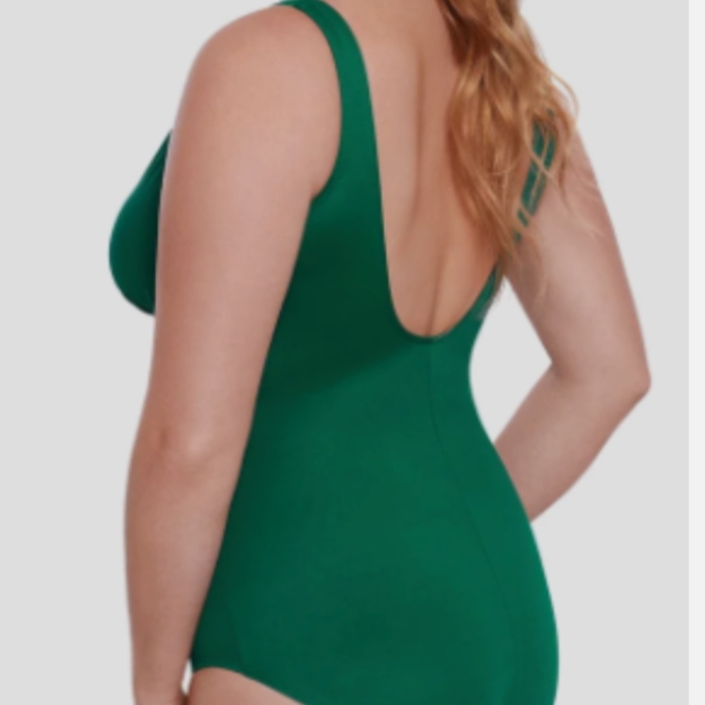 Miraclesuit Malachite Plus Solid Oceanus One Piec… - image 2